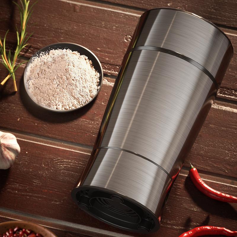 High-Power 110V/220V Low-Noise Electric Grinder for Coffee, Grains, Cereals, Flour, Chinese Medicine, and Baby Food