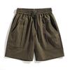 Men's Cargo Shorts Loose Straight Casual Sports Ice Silk Shorts