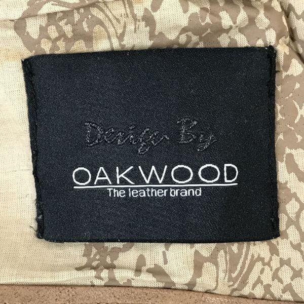 OAKWOOD / Sheepskin Leather Riders Jacket [Women's XS / Brown] Jacket / Jumper(USED)