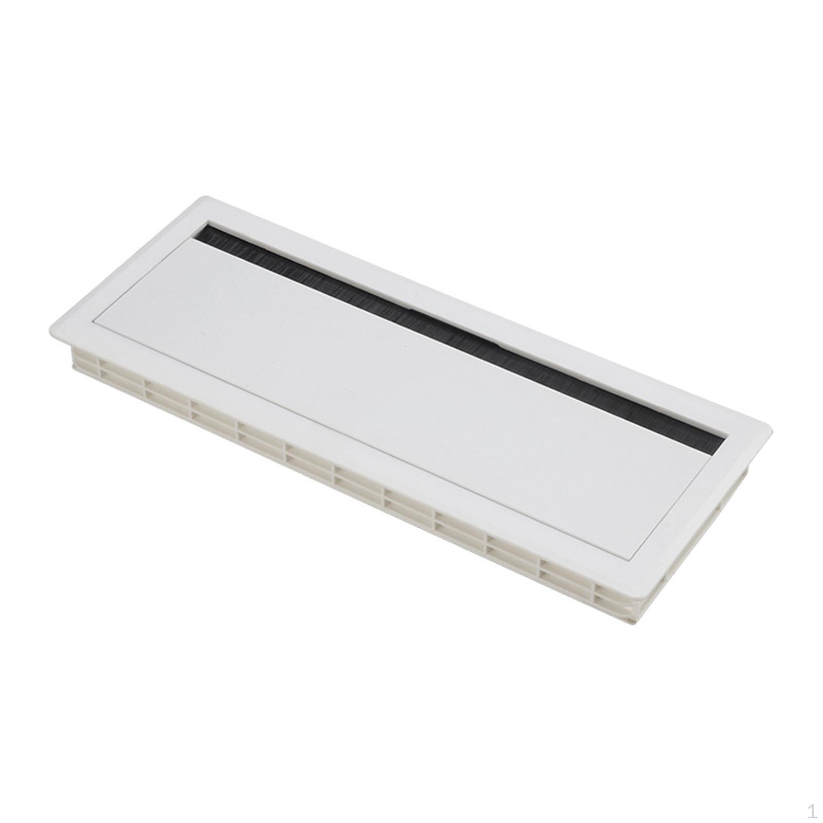

Aluminum Alloy Dustproof Box Cover Cable Hiding Lid Stable Management for Saving чорний