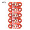 50Pcs White LED for LilyPad LED Module Small Size Design 3~5V Working Voltage Surface Mounted LED Surface Mounted LED Module