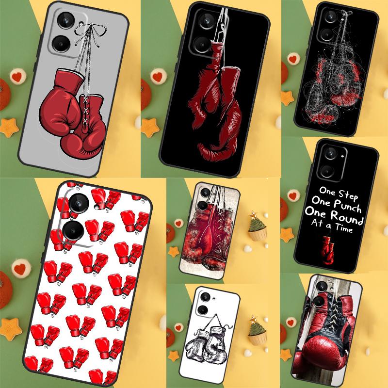 Boxing Gloves For Realme C35 C53 C55 C67 GT Neo 6 GT5 9 10 11 12 Pro Plus C25S C21Y C30 C31 C33 C51 Case