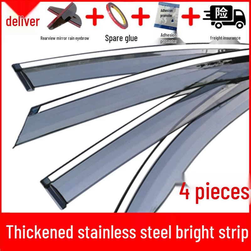 Kia Rain and Sun Visors: Compatible with Forte, K3, Sportage, K2, Cerato, KX5, KX3, K4 Car Window Shields