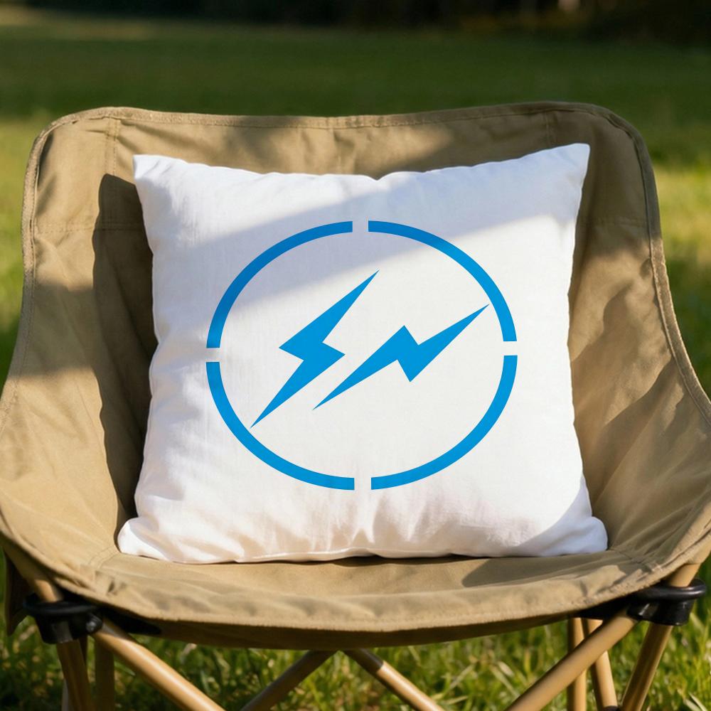 Lightning FFragment Design Cushion Cover Soft Reversible Durable Pillow Cover MultiScene Use for Home Car Daily Comfort