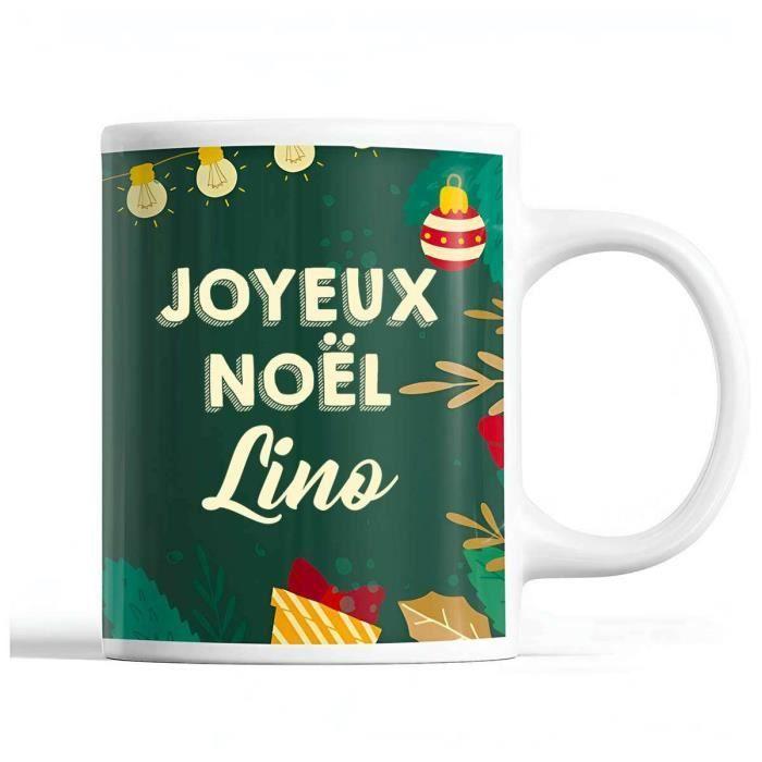 Mug - Lino - Christmas - Ceramic - Printed - 325 Ml - Green