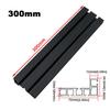 Aluminium 75 Type Miter Track T-Slot T-track Backer Sliding Brackets 300-600mm