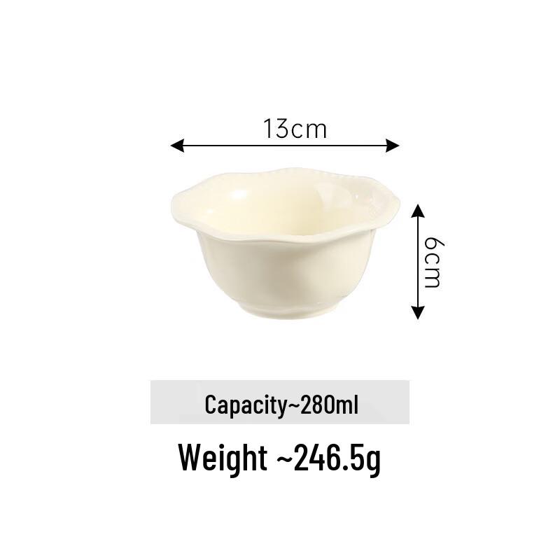 Ru Han Ceramic Anti-Tip Double Cat Bowl - 3-Pack