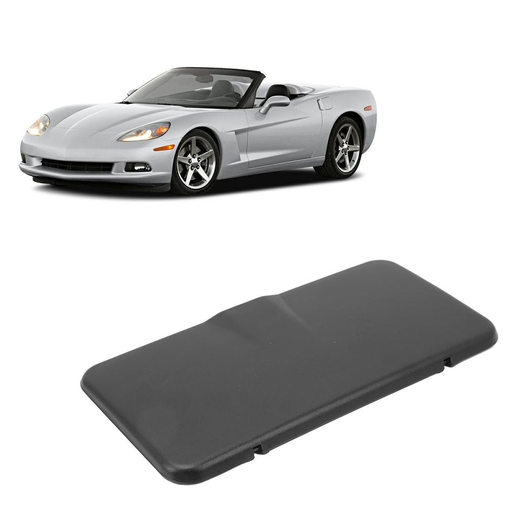 Sun Visor Vanity Mirror Cover Driver Or Passenger Side Visor Mirror Lid Replacement for Corvette C6 Black
