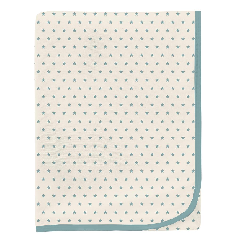 KICKEE Special Receiving Blanket (Tiny Stars) – Swaddle for Summer, Newborn Swaddle, Baby Blanket, Blankie