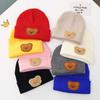 Kids Hats Warm Beanie Fashion Cute Cartoon Bear Crochet Bonnet Hat for Newborn Boy Girl Autumn Winter