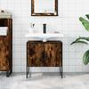 VidaXL Armoire Lavabo de Salle de Bain, Placard sous Vasque avec Porte, Meuble de Rangement, Organisateur de Toilette 842458
