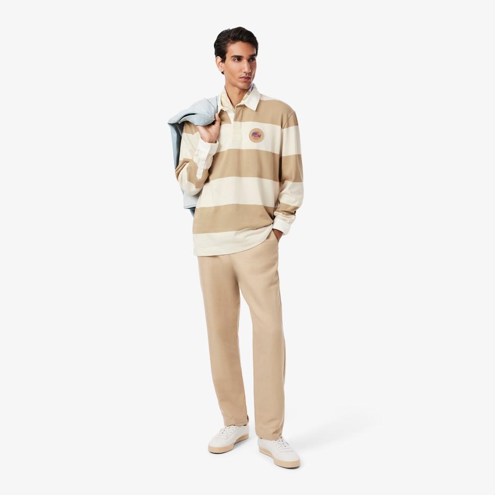 [lacoste] Men's Long-Sleeve Rugby Polo Shirt KH5916-55NIBR