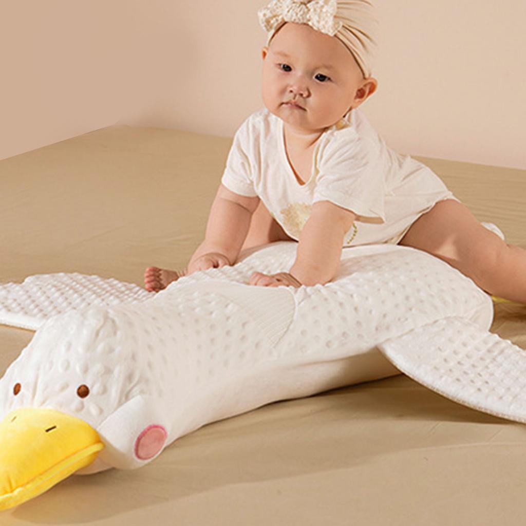 Baby Soothing Sleep Pillow Newborn Baby Exhaust Pillow Big Goose Baby Pillow for Sleeping Bow Tie