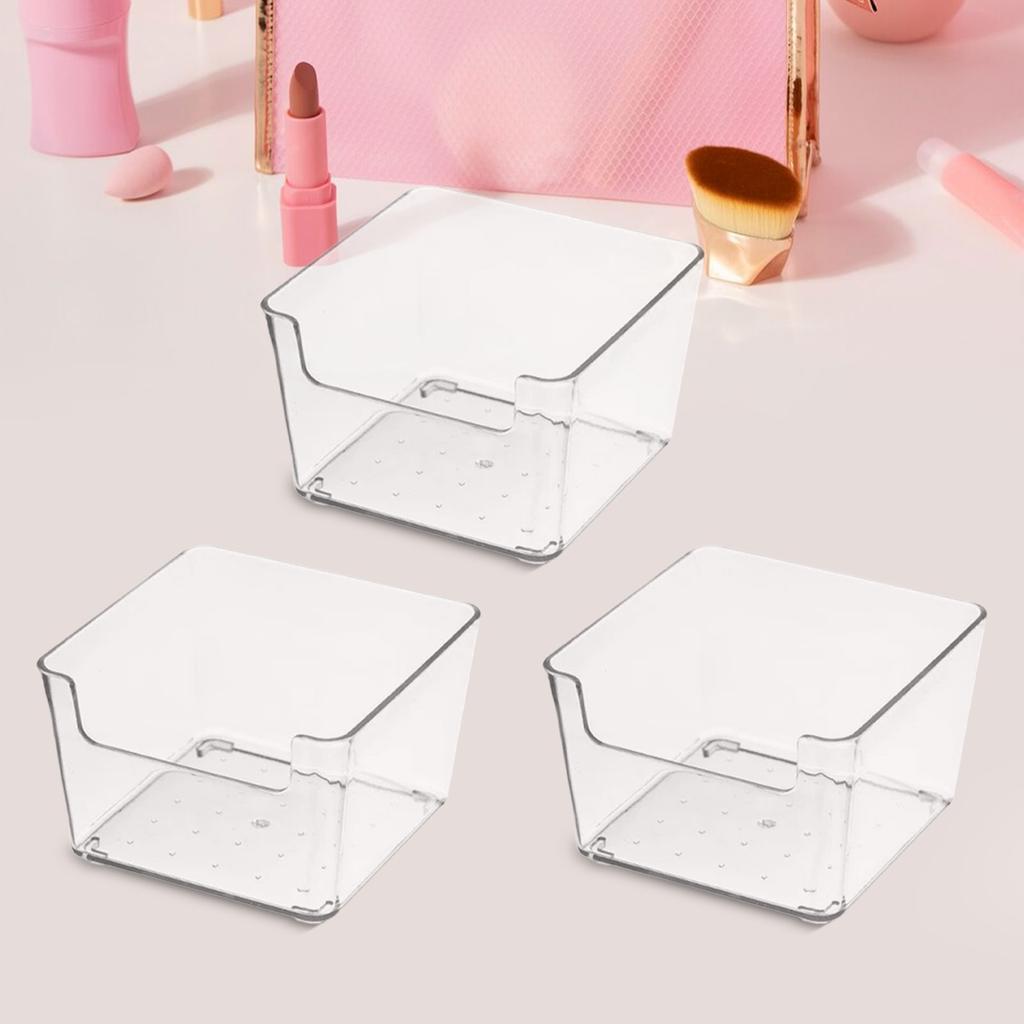 3Pcs/Set Desk Organizer Box with Handle Storage Containers Closet Organization for Baby Sundries Underwear Jewelry Household
