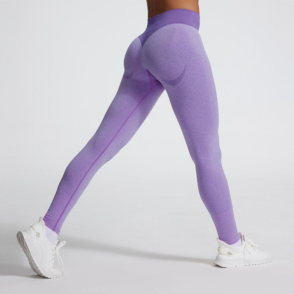 Women Seamless High Elastic Yoga Pants With Tummy Control For Running And Fitness