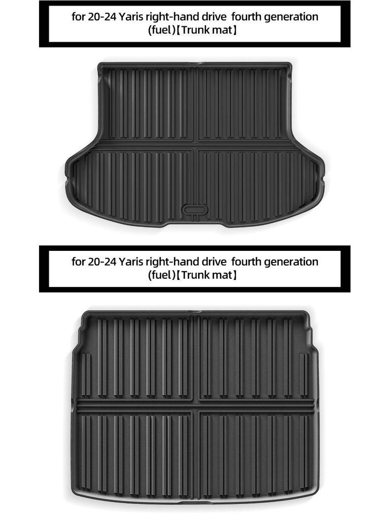 Custom TPE Floor Mats & Trunk Liner for 2020-2024 Toyota Yaris