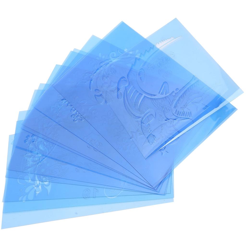 PET Face Painting Template Reusable Face Paint Stencils for Halloween Christmas Party