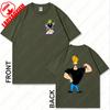 Johnny Bravo Cartoon Character Graphic TShirt Casual Cotton Unisex Women Fun Fashion Tees Brother Friend Couple All Match Gift Tops