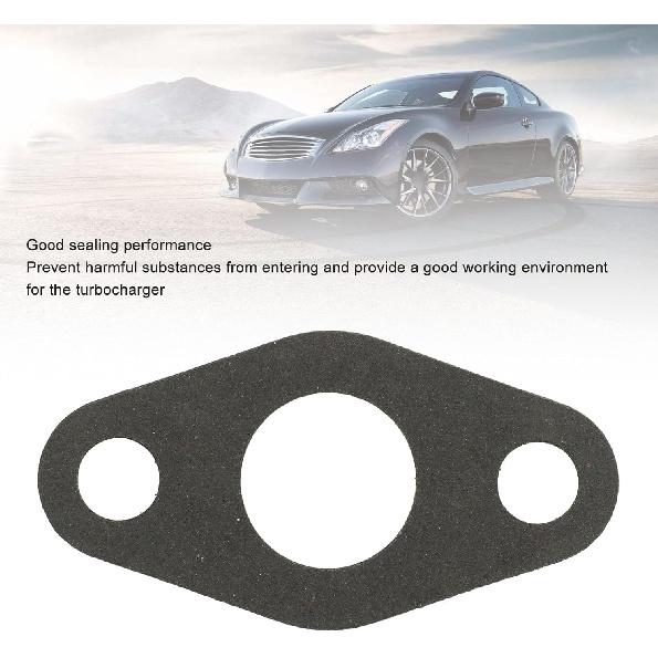Tyenaza 10Pcs Turbo Gasket, Turbo Oil Drain Return Gasket Excellent Sealing Paper High Toughness Oil Drain Gaskets for T3 T4 Turbocharger