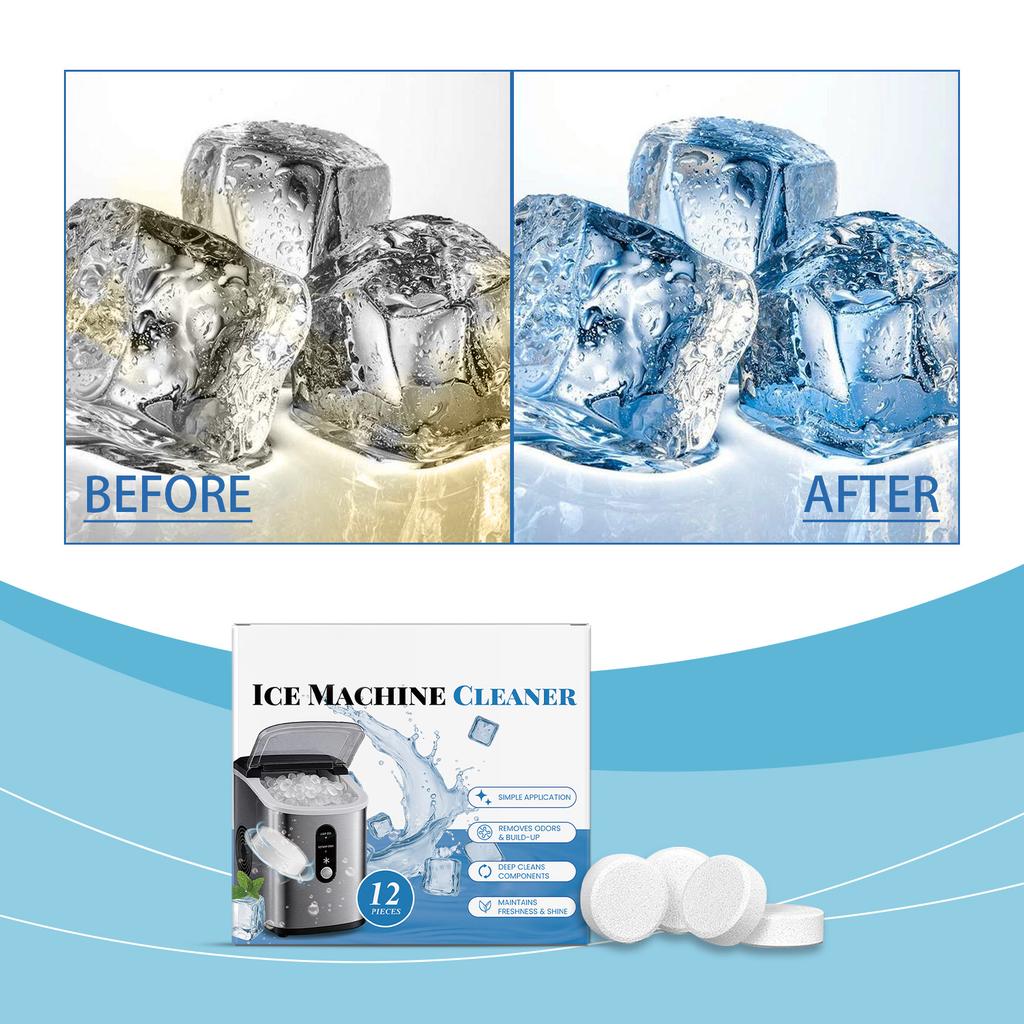 Ice Maker Descaling Tablets Gently Cleans Ice Dishes And Ice Makers