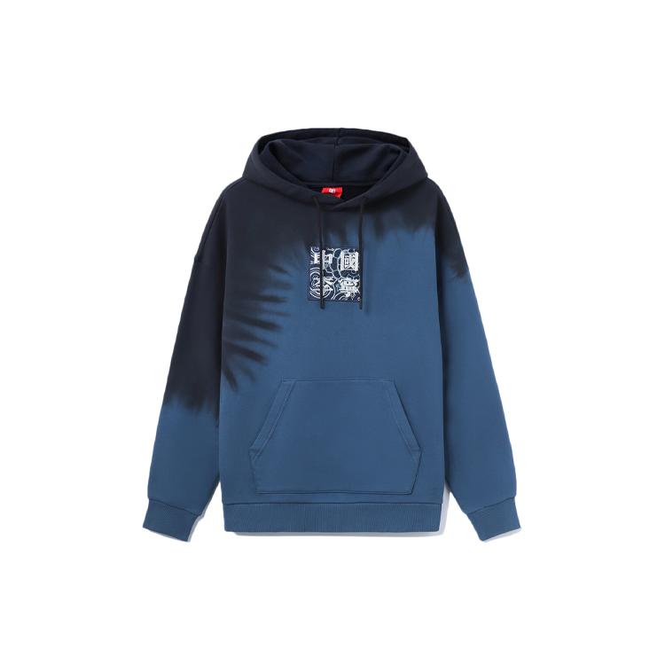 Толстовки Li Ning Унисекс Синие С капюшоном Умеренные Другие AWDRA67-3 XS