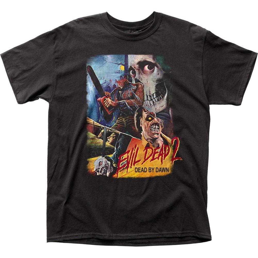 Evil Dead 2 Thai Poster Mens T Shirt Classic Horror Movie Tee New Black XXXL