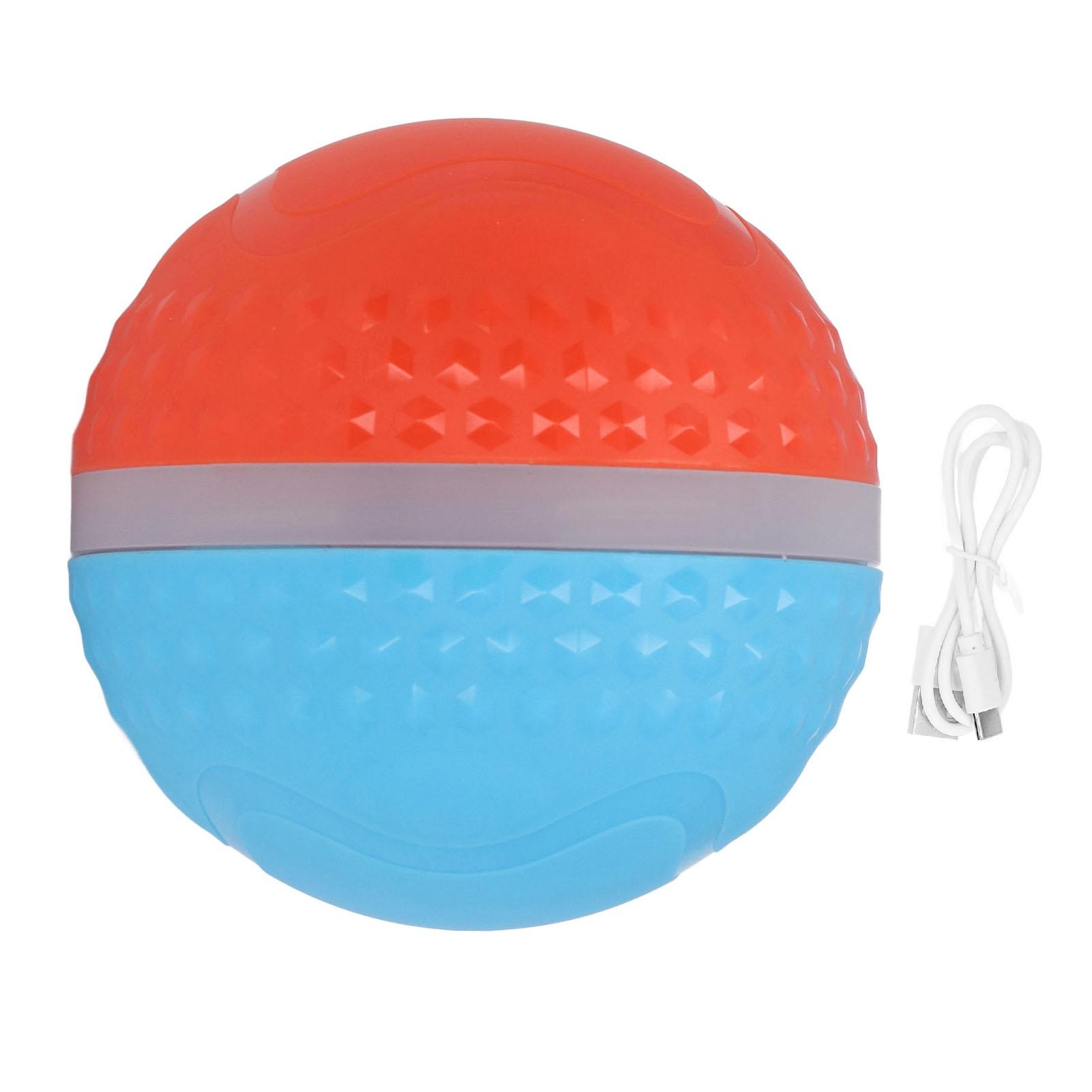 Active Rolling Ball Boredom Relief Waterproof Automatic Interactive Dog Ball Toy for Medium Large Dogs Blue