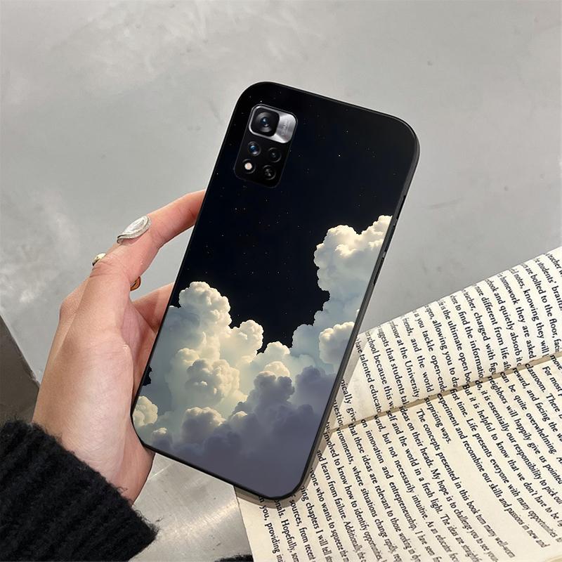 Clound Moon Star Night Funda Phone Case For Xiaomi Redmi Note 14 Pro 14 13 12 11 10 Pro 14S 12S 11S Redmi 14C 13C 10