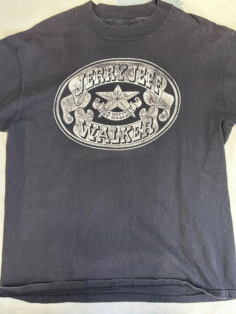 

Jerry Jeff Walker Holiday Tour Unisex 100% Cotton TShirt Unisex T-Shirt XL