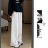 145 Narrow Women's High Waist Wide Leg Banana Sweatpants - New 2025 Petite Casual Straight Leg Pants.