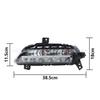 Compatible Daytime Running Light for 2010-2016 Porsche 970 (Parts: 97063108203, 97063108204)