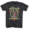 In Poison We Trust Men's T Shirt Skeleton Top Hat Rock Band Album Concert Merch