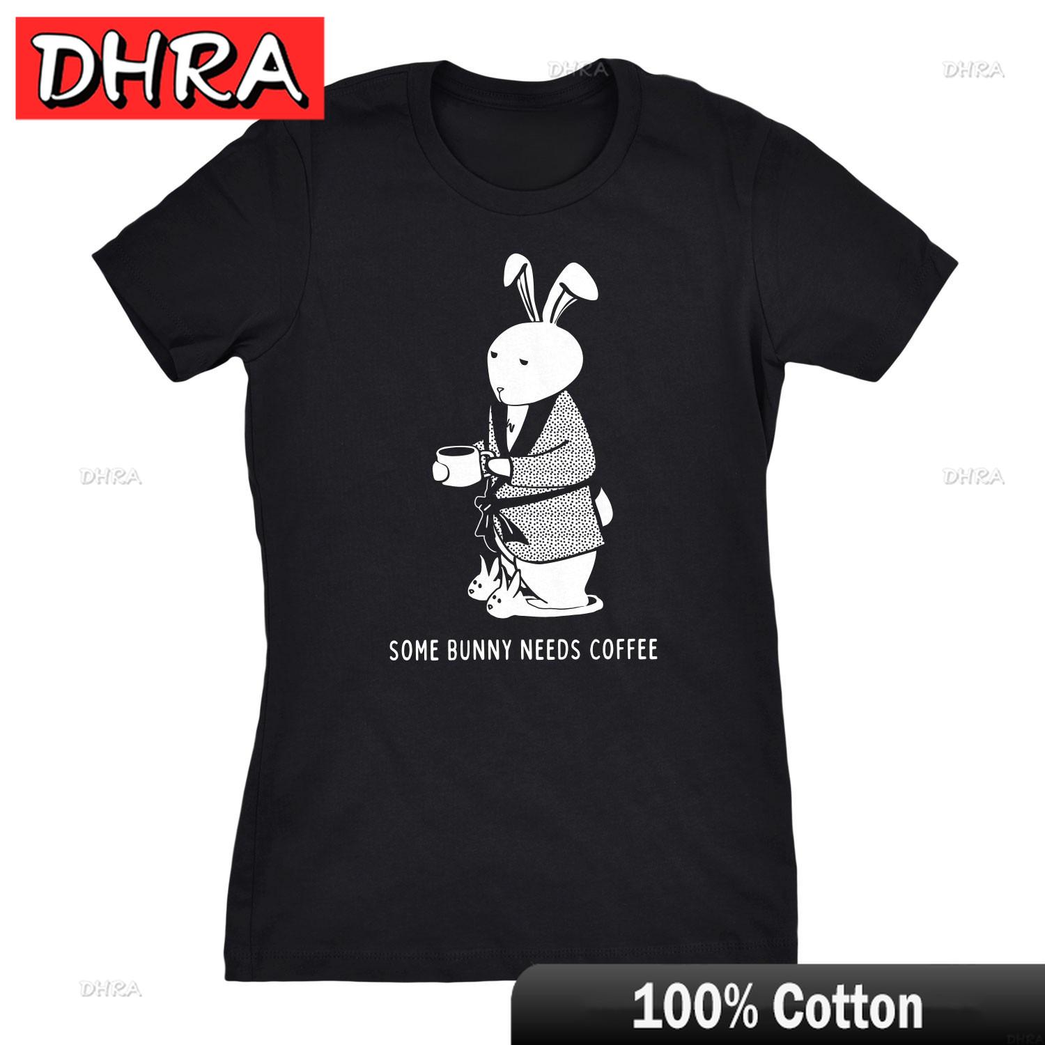 

Womens Some Bunny Needs Coffee T Shirt Cute Easter Faith Sarcastic Girls Tee for Dad Classic Tops Vintage Grunge Tee Hip Hop S