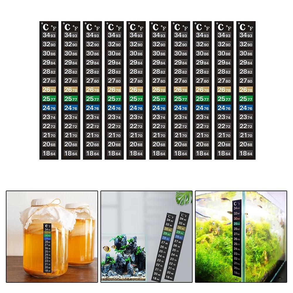 

Температура аквариума Температура полоска термометра Использование 1pcs