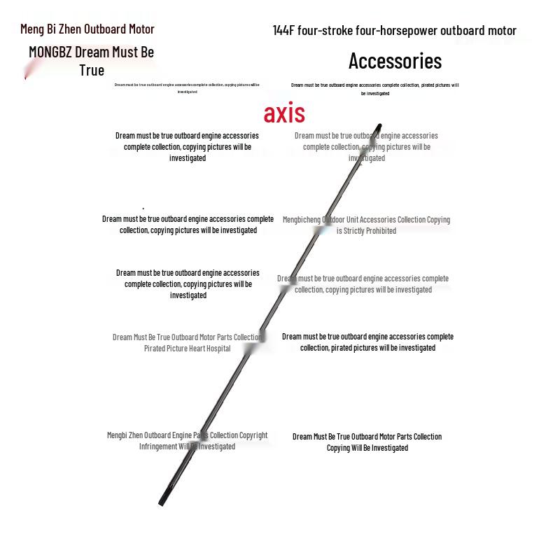 Four-Stroke 4HP Outboard Motor Parts: Propeller, Carburetor, Starter, Throttle Cable, Gearbox, Clutch, Cylinder