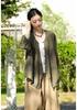 Chinese Zen Artistic Retro Cotton Linen Long Sleeve Shirt - 2025 Spring Autumn Collection: Versatile Loose Slimming Women's Wear