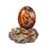 Crystal Transparent Resin Statue Dragon Egg Lava Dinosaur Egg Souvenir Resin Craft Luminous Handmade Dragon Eggs Home Decor Gift  Extra 2% Off