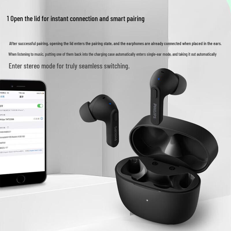 Philips True Wireless Bluetooth Earbuds