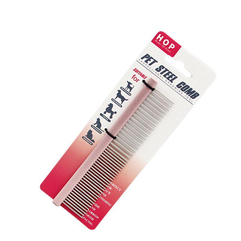 Color Aluminum Pet Comb Stainless Steel Pins Professional Dog Grooming Comb Puppy Cleaning Hair Trimmer Brush Pet Accessories