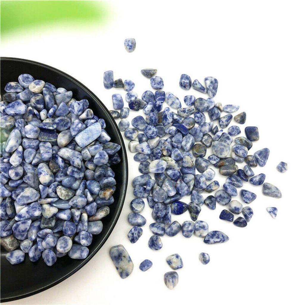 Natural Blue Crystal Stone for Fish Tanks, Flower Pots, and Buddha Offerings - Purification & Demagnetization