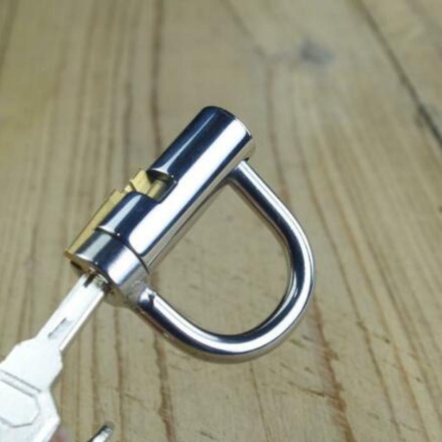 Steel PA Lock Prince Albert Piercing Male Puncture D Ring