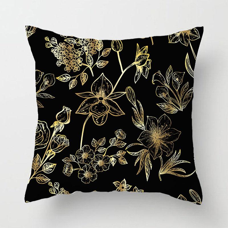 

Домашний декор, черный чехол для подушки с принтом, мягкая наволочка для спальни, автомобильная наволочка 40X40CM