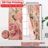 2D Flat Printing  2pcs Artistic Celebration Chic Curtains Polyester Easy Install Curtains Home Decor Perfect for digital printing