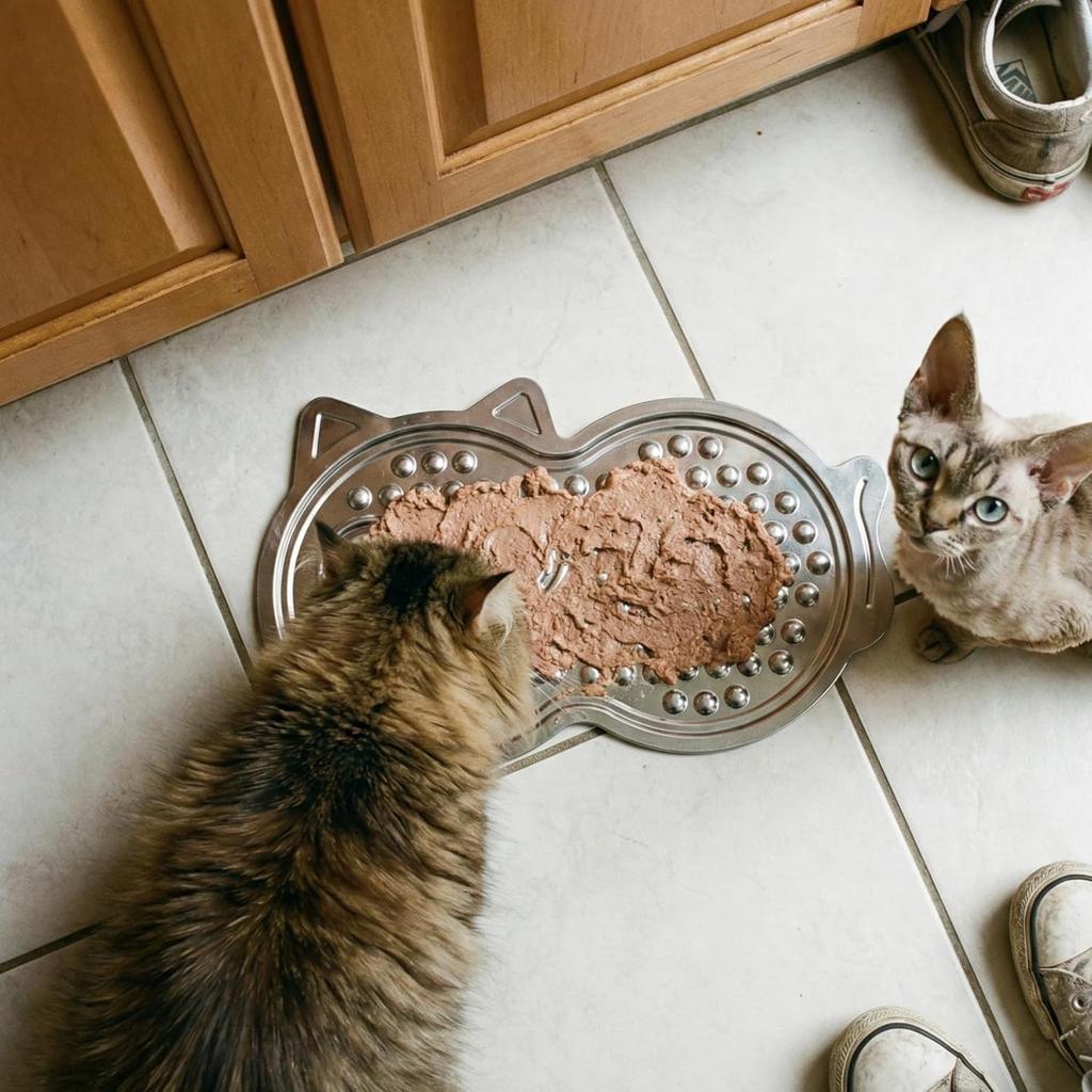 Heavy Duty Stainless Steel Lick Mat for Dogs & Cats – 15" x 10" Extra Large Chew Proof Slow Feeder with Suction Cups, Metal Licking Pad for Anxiety