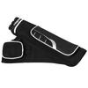 Archery Arrow Quiver Holder 3 Tubes Back Waist Shoulder Bag Pouch Bow Target(black)
