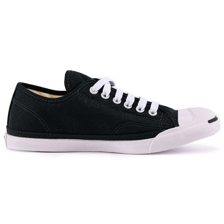 Converse Jack Purcell Comfortable Casual Low Top Canvas Shoes Women Sneakers Black 570483C
