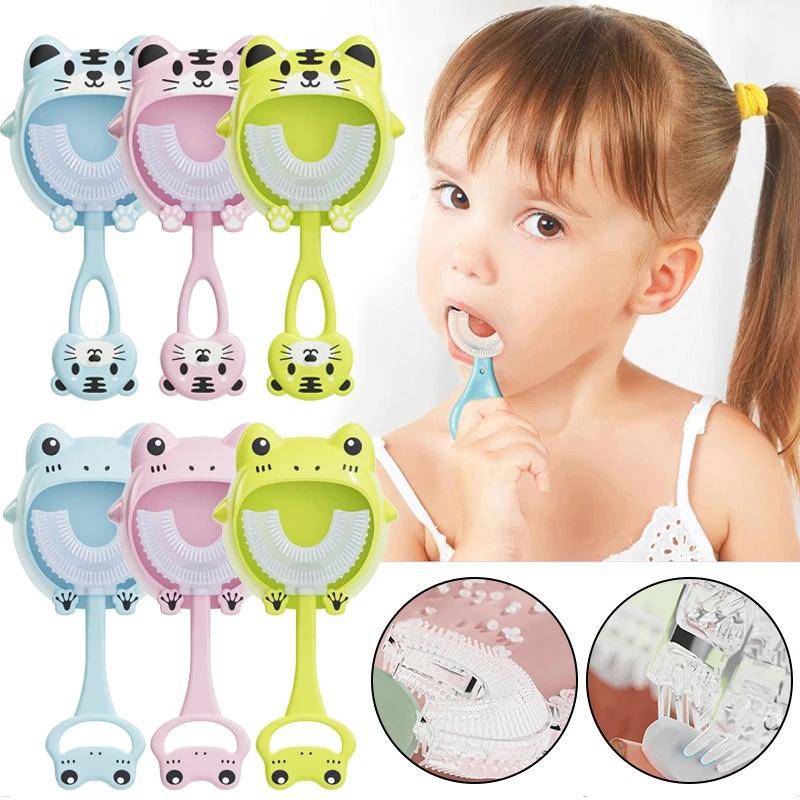 U Shape Toothbrush Oral Care Silicon Teeth Clean Brush Kids Tooth Brush For Teeth Dent Cleaning Enfant