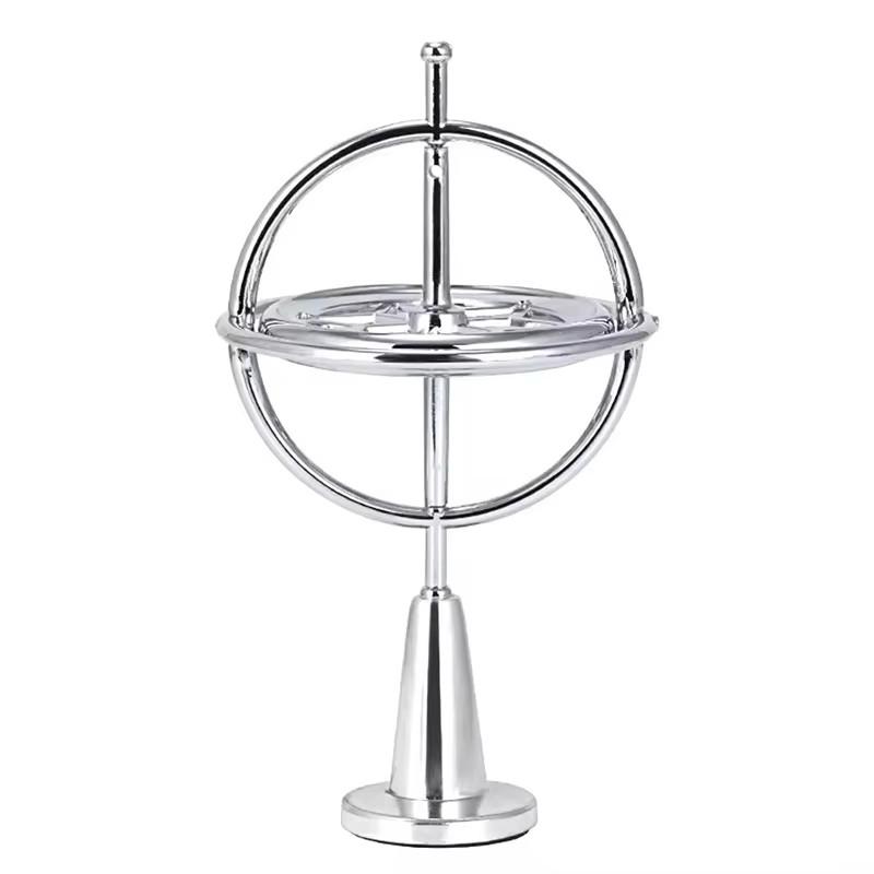 Giroscop Dinamic Angulare pentru Vârf de Deget Jucării pentru Ameliorarea Stresului Giroscop Metalic Creativ Anti Gravitație Experiment Fizic