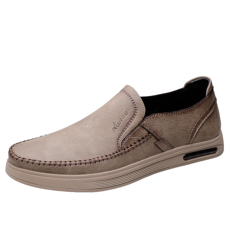 Fashion Casual Men's Leather Shoes Classic Gentleman Quality Style Office and Driving Outdoor Leisure Walking Comfortable Office Shoes