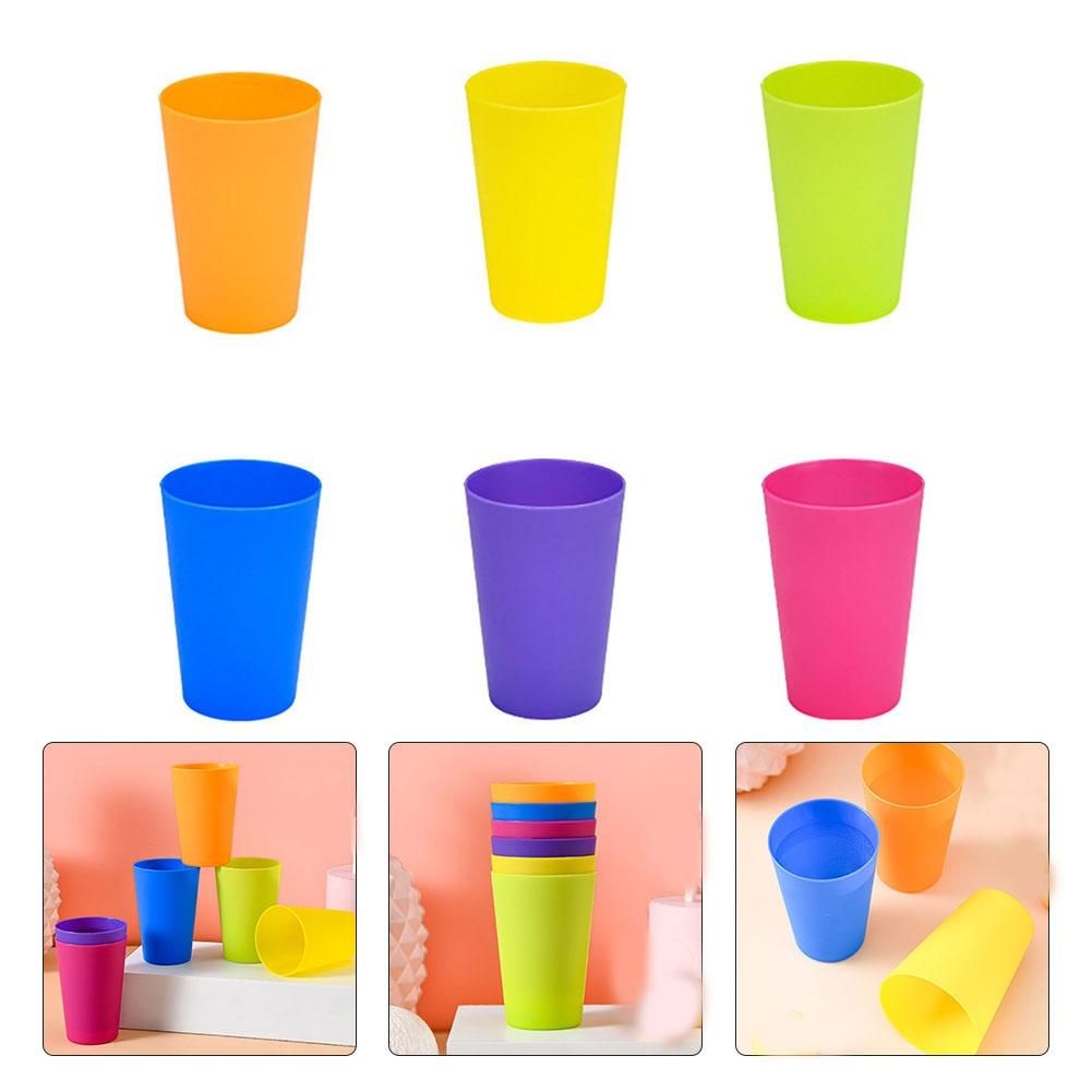 6*6*8.7cm Colourful Cups For Juice Coffee Kitchen Multipurpose